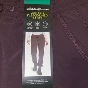 Eddie Bauer women’s fleece lined pants